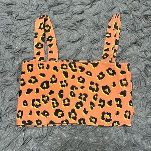 Animal Print Crop Top